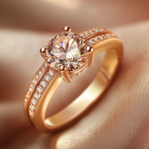 Classic Solitaire Diamond Gold Ring