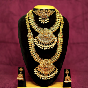 Royal Kundan Gold Plated Necklace Set