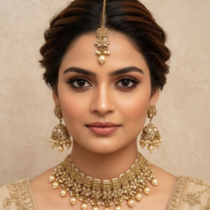 Royal Jaipur Kundan Choker Necklace Set